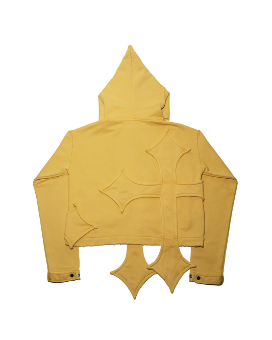 CROSSxCROSS hoodie - Yllw