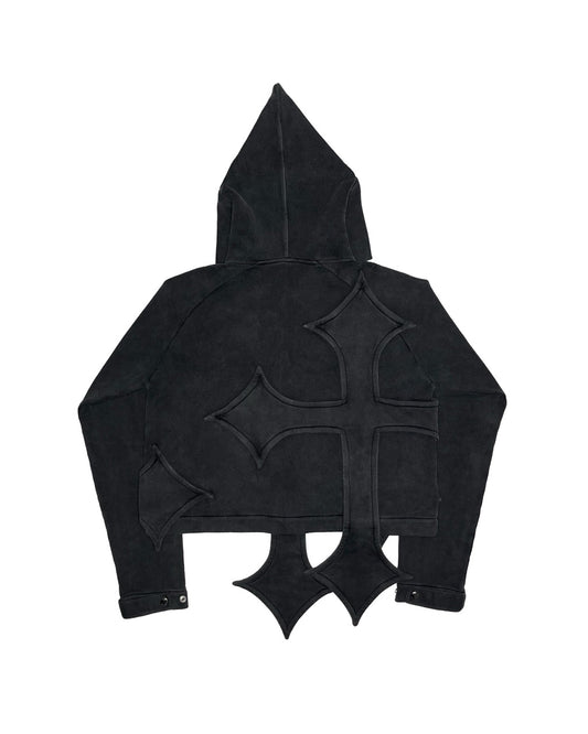 CROSSxCROSS hoodie - BLK